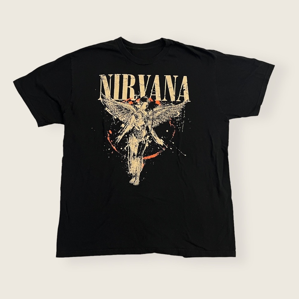 Vintage Style Nirvana Band Tee
